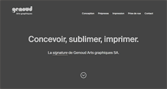 Desktop Screenshot of genoudsa.ch